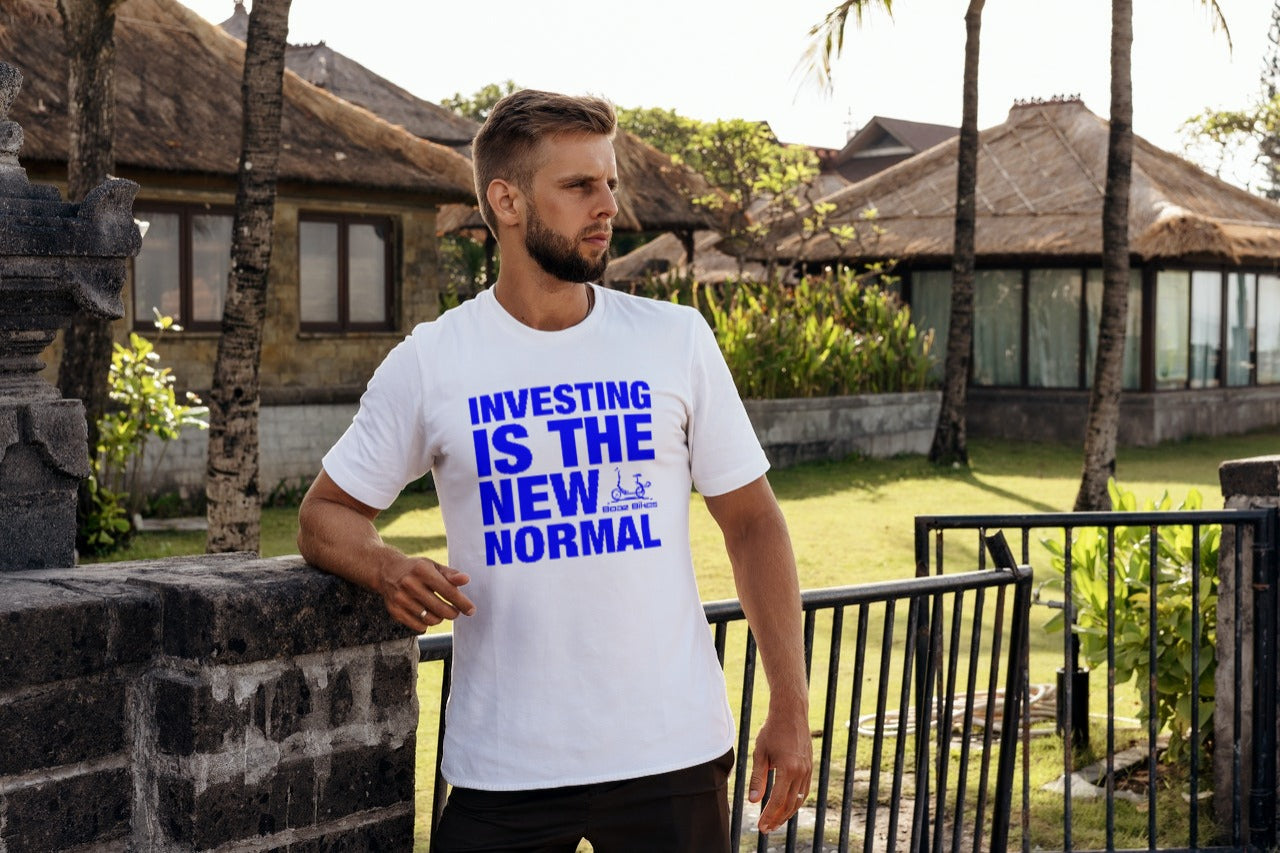 Investing is the New Normal Short Sleeve T-Shirt [White]